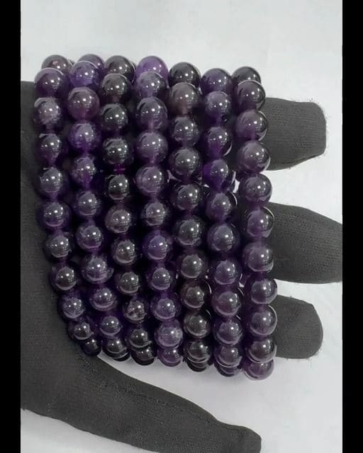 Pulseira Amethyste A perles 7.5-8.5mm