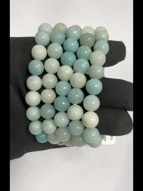 Pulseira de contas de 10 mm de Amazonite da China