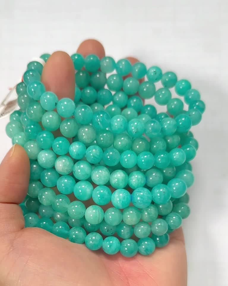 Pulseira de contas de Amazonite AA 8-9mm da China