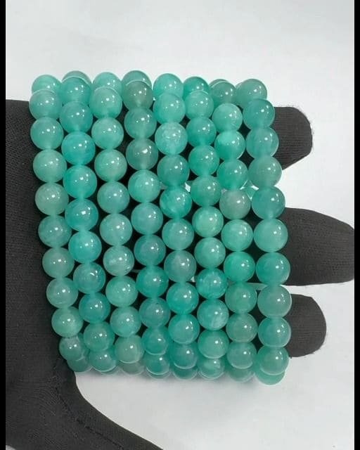 Amazonite USA pulseira AA+ contas 8mm