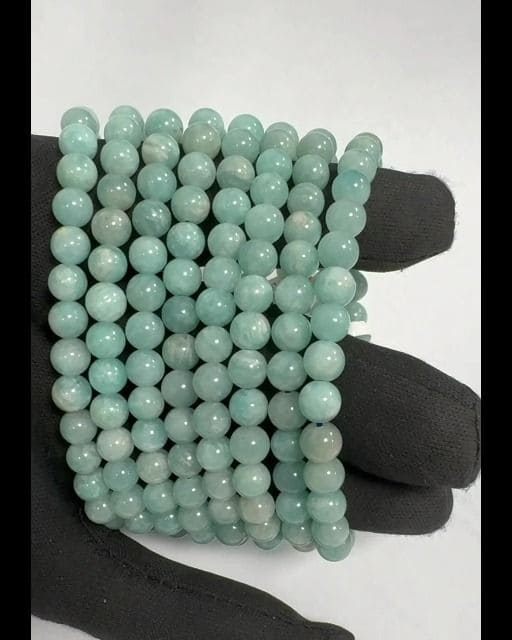 Amazonite Perou AA 6-7mm contas pulseira