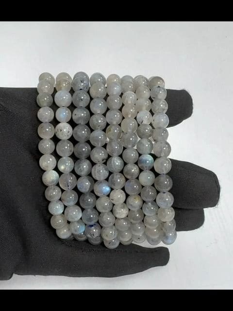 Pulseira Labradorite com contas de 7-8mm