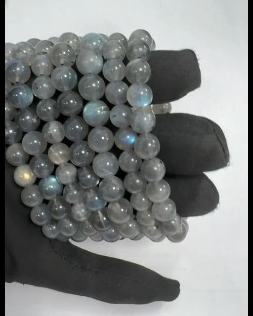 Pulseira Labradorite AA perles 8-9mm