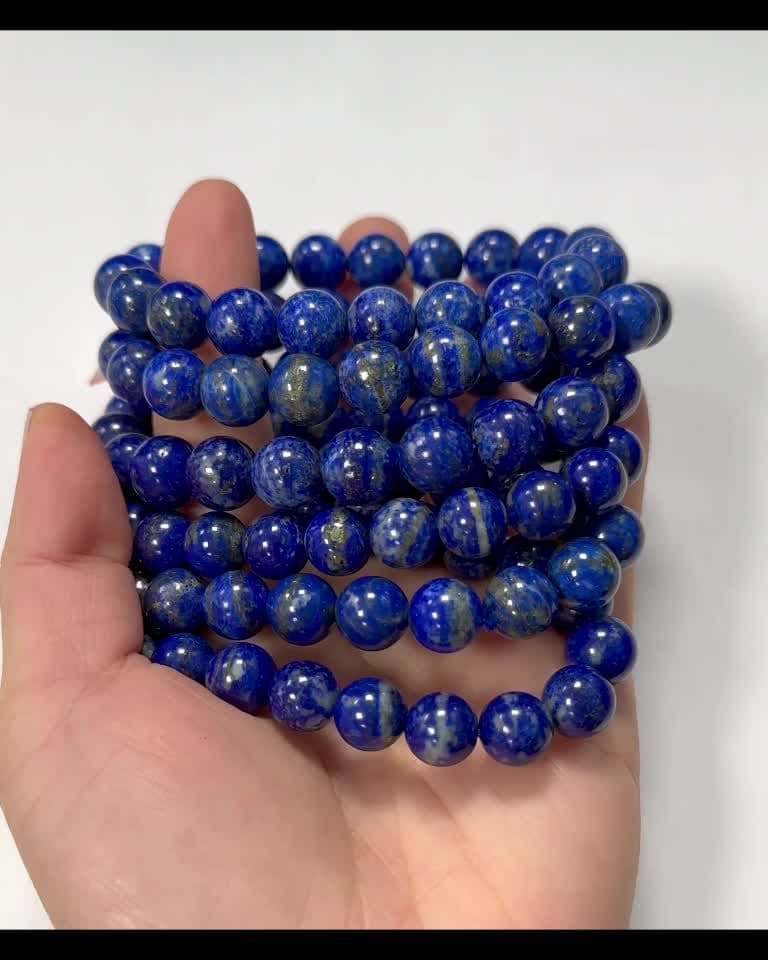 Lapis Lazuli AA pulseira de contas 8.5-9.5mm