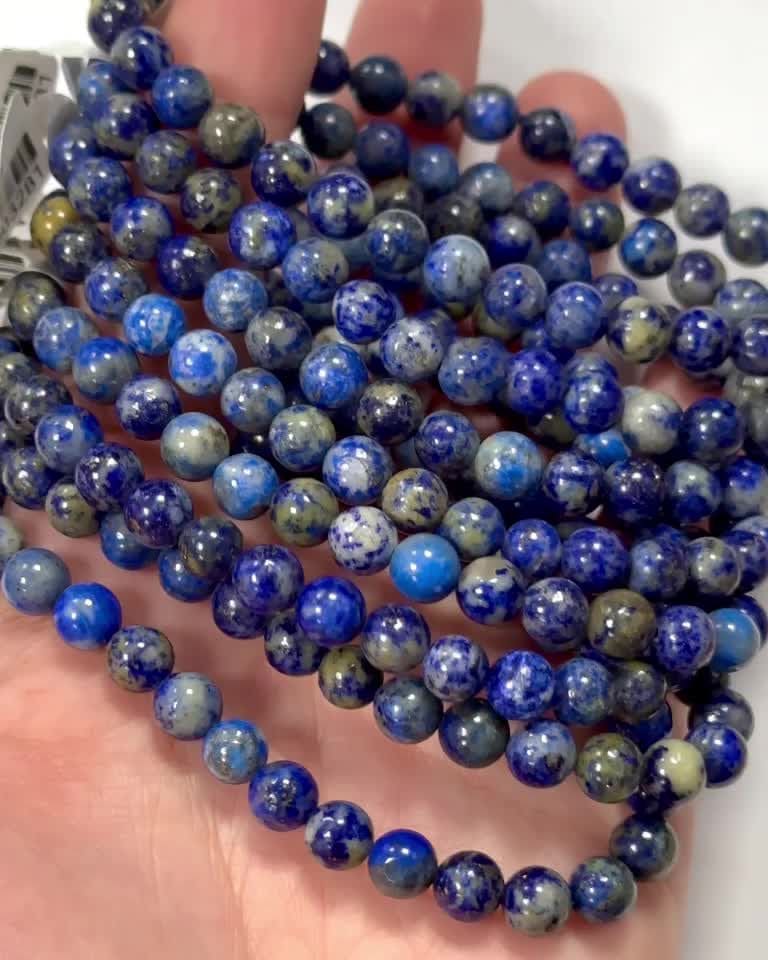 Pulseira de contas Lapis Lazuli 5-6mm