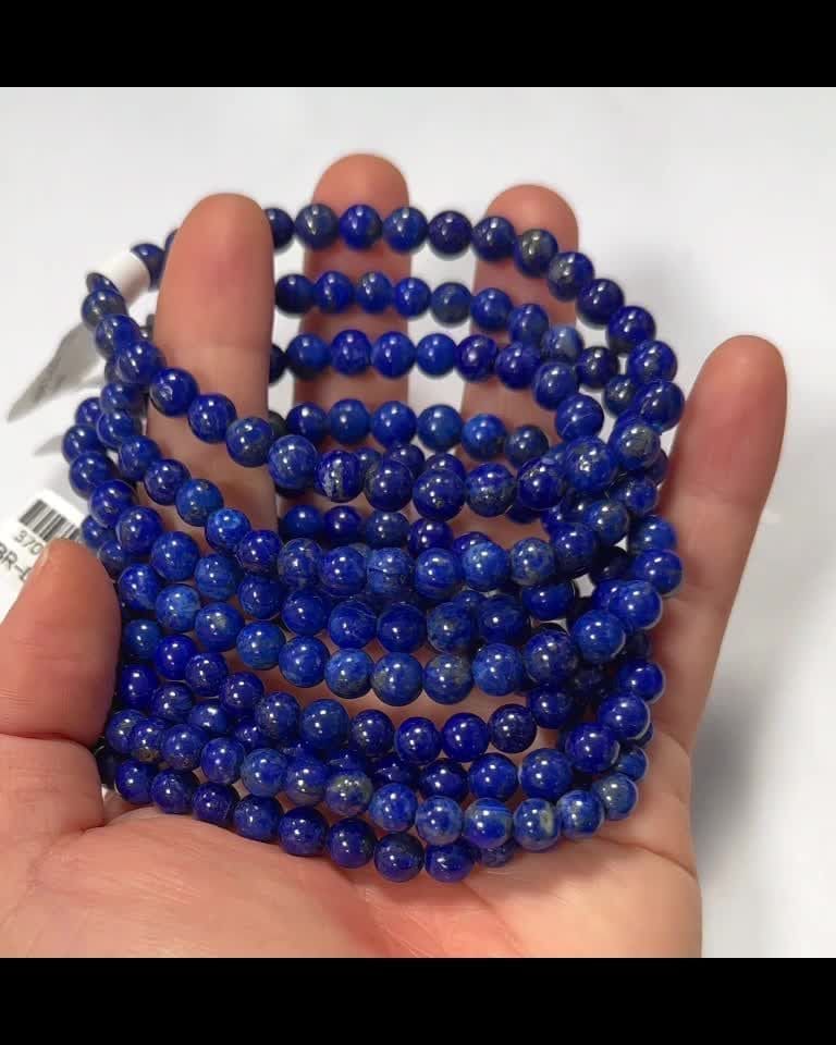 Lapis Lazuli AAA pulseira contas 5-6mm