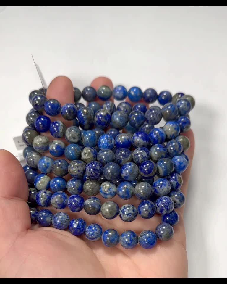 Lapis Lazuli AB pulseira 8-9mm contas