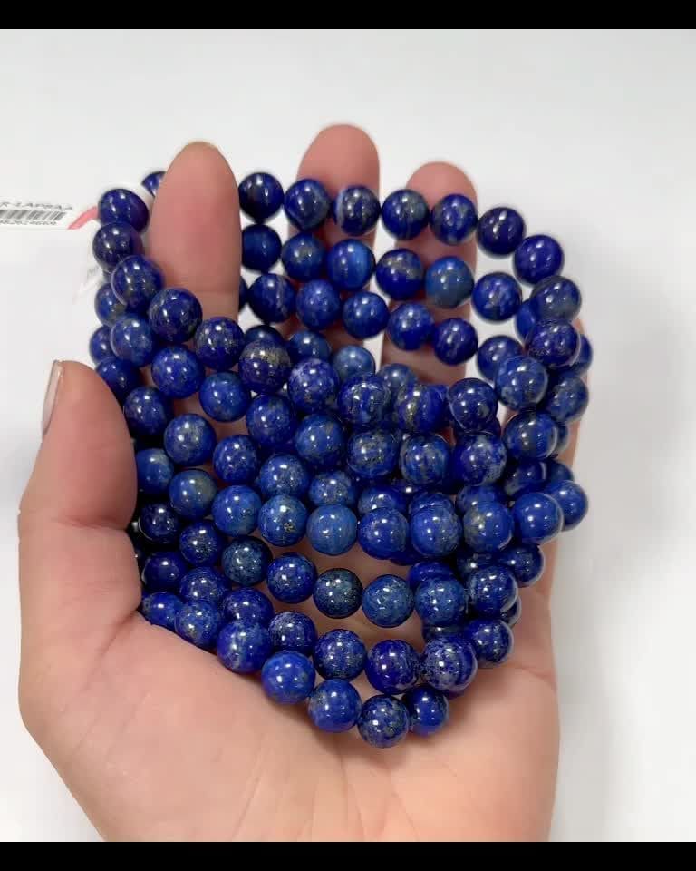 Lapis Lazuli AA pulseira contas 8-9mm