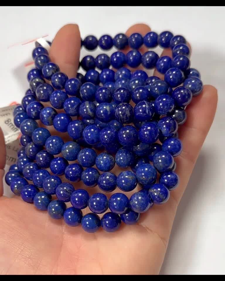 Lapis Lazuli AAA contas 7.5-8.5mm pulseira