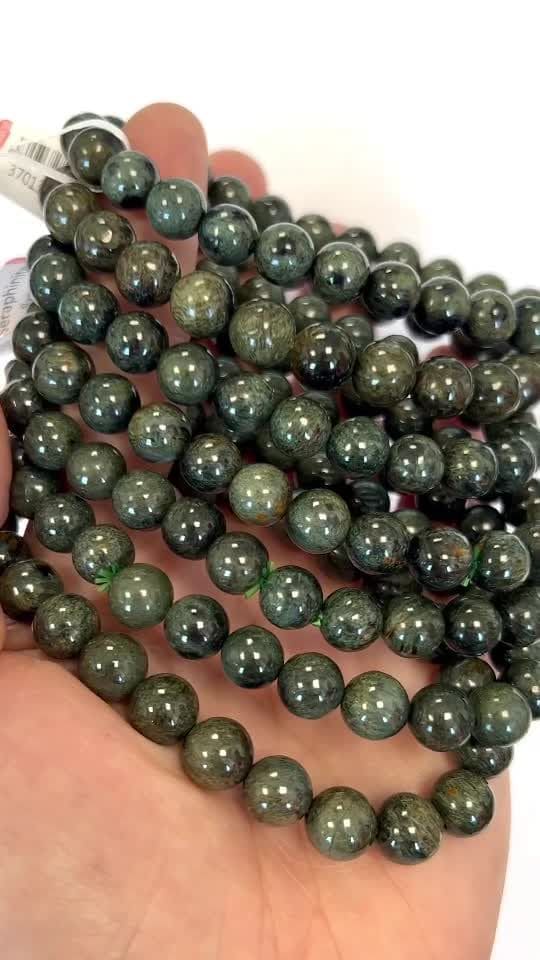 Pulseira Seraphinite A contas 7.5-8.5mm