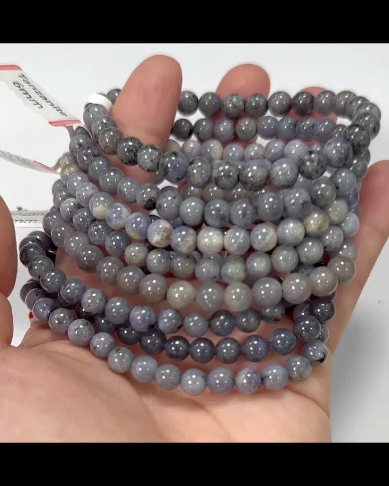 Pulseira Tanzanite perles 6-7mm