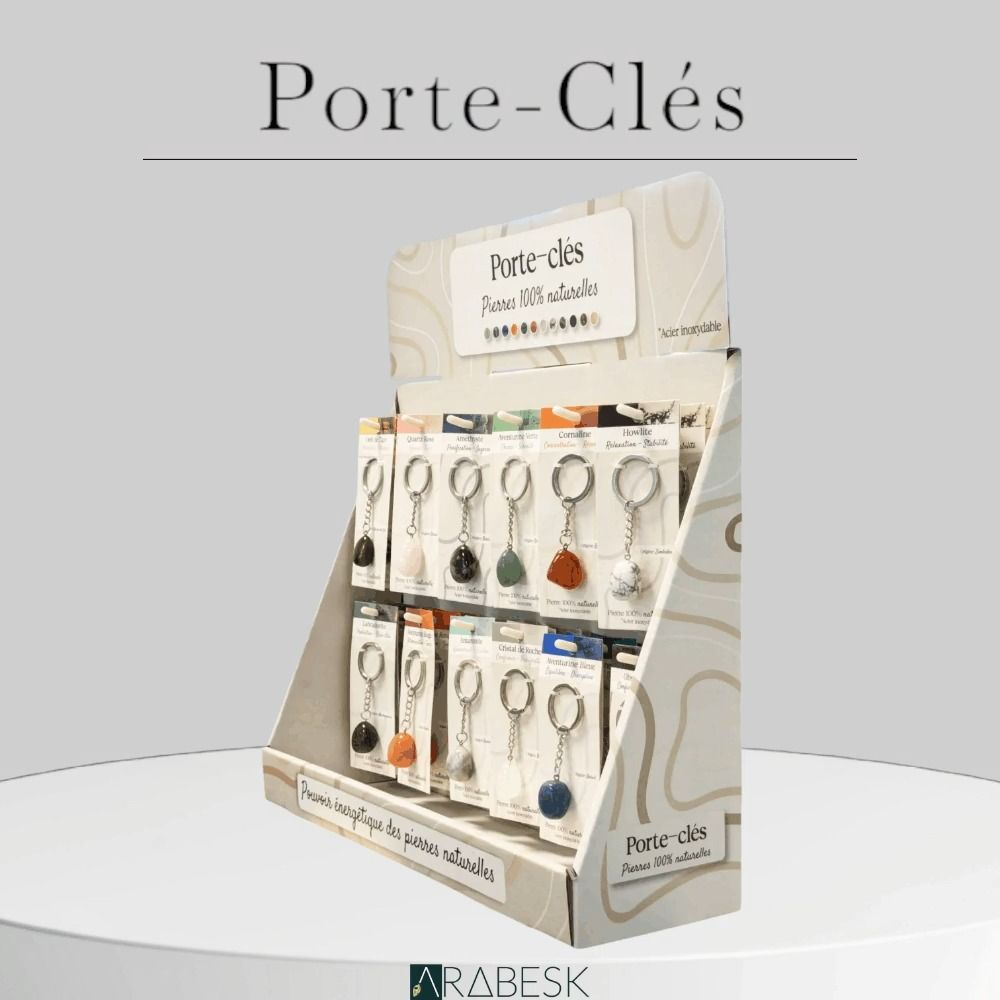 Porta-chaves expositor 48 pcs