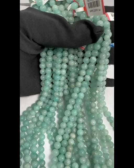 Amazonite China Contas AA 6mm em fio 40cm