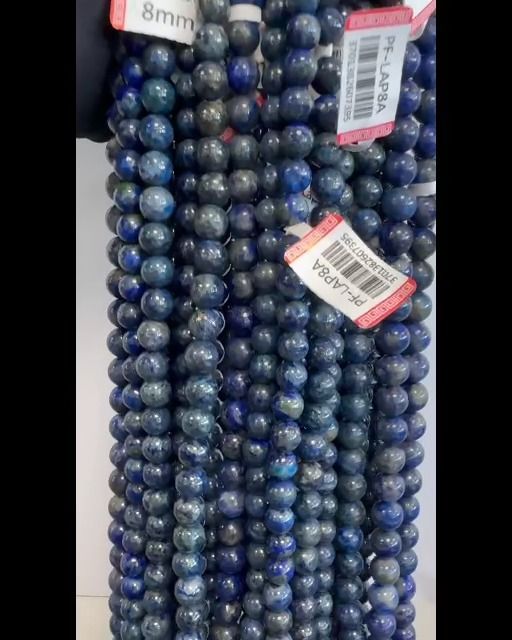 Lapis Lazuli A contas 7.5-8.5mm em arame 40cm