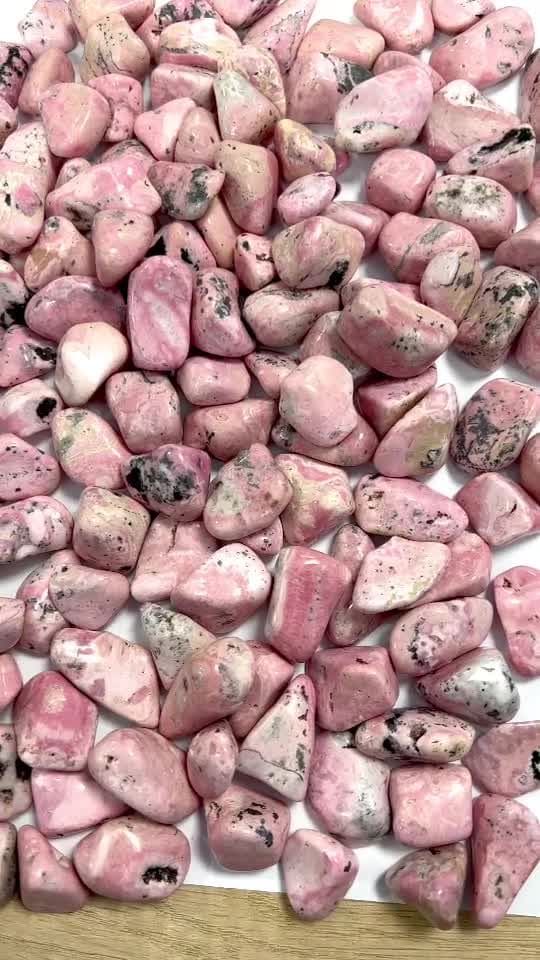 Rhodonite Perou A pedras laminadas 250g